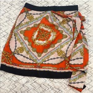 🧡 Designer Inspired Faux Wrap Skirt